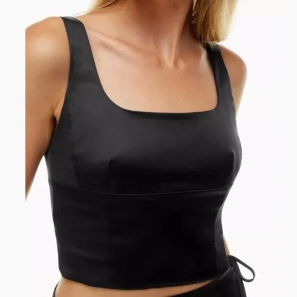 Wilfred Tops - 522 Wilfred Black Tank Blouse Size Medium